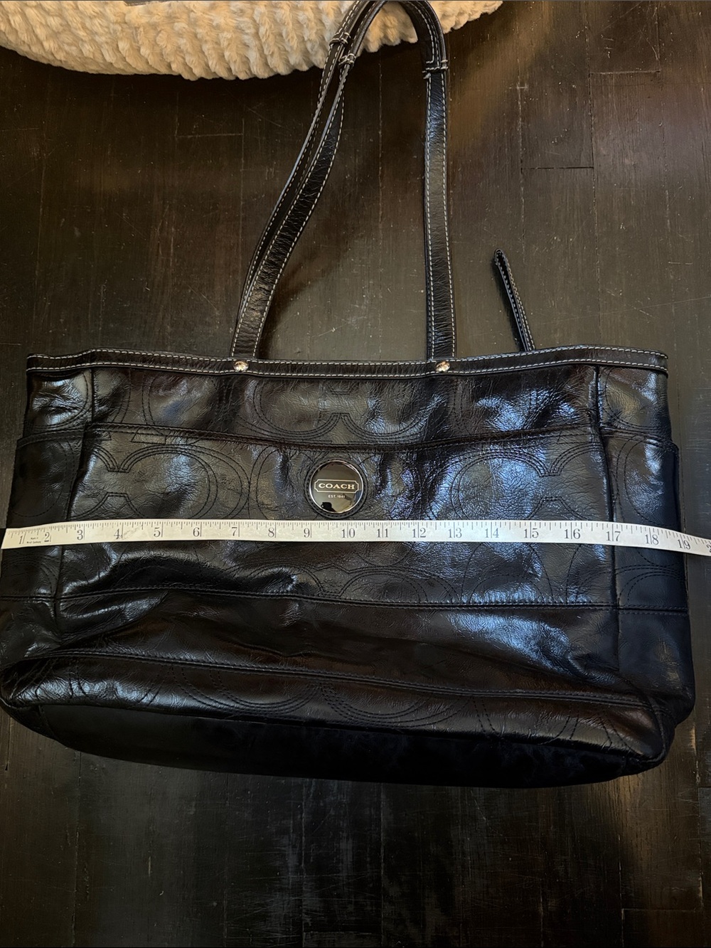 Coach Black Diaper Bag - Picture 7 of 10